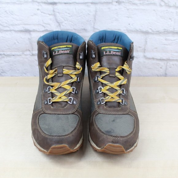LL BEAN Tek 2.5 WP Katahdin Hiking Boots Ash Leather Mesh Size 9.5 M main image 7